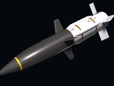 HAWC Hypersonic Cruise Missile Concept 3D model