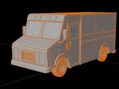 NYPD Patrol Truck 3D model