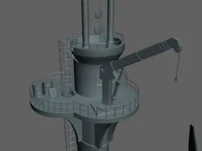 Tidal Generator 3D model