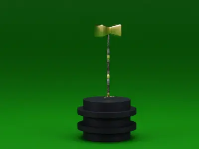 Hammer Low-poly 3D model 52