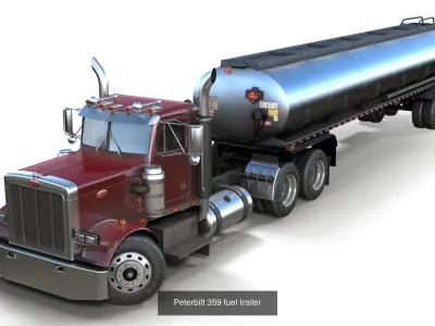 Gameready semitrucks collection 3D Model Pack