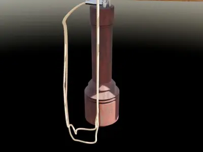 telephone - vintage William coffin telephone 1878 Low-poly 3D model