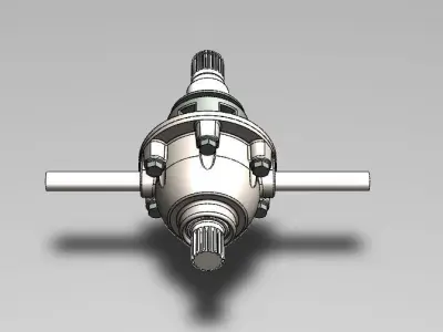 Differential Gearbox 3D model