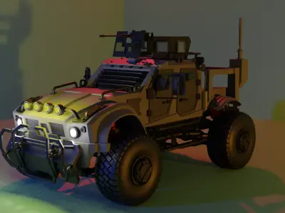 Oshkosh vehicle 3D model