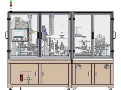  Fully automatic power lithium battery lamination machine 3D model