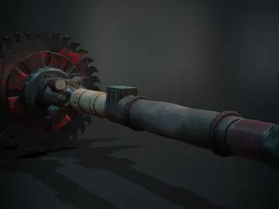 baseball bat  Free low-poly 3D model