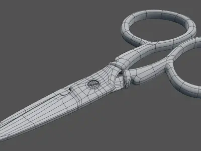 Scissors pair of 3D model purchase