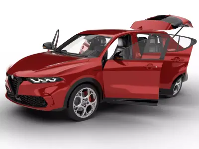 Alfa Romeo Tonale Plug-In Hybrid Q4 2023 HQ 3d model 3D model
