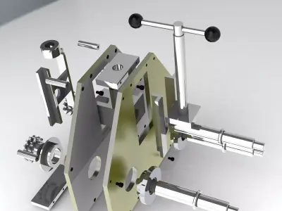 bending machine Free 3D model