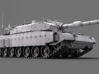 Leopard 2 3D model buy