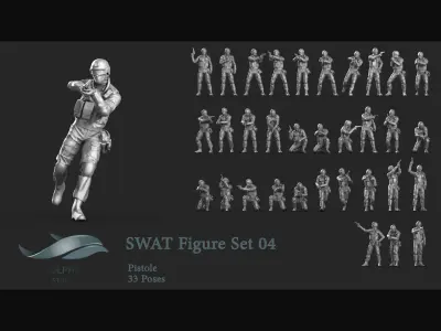 200 SWAT  3D Model Pack