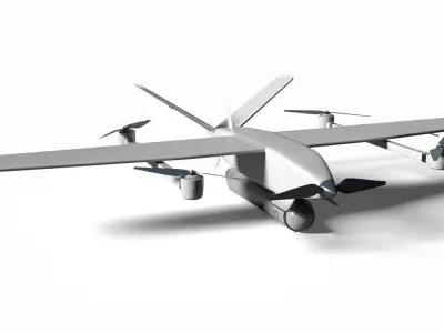  Sahara Harmattan AI Radar Drone VTOL White 