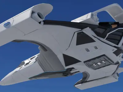 SPACESHIP SCIFI  3D model