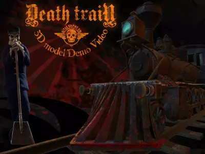 Death Train Low-poly 3D model