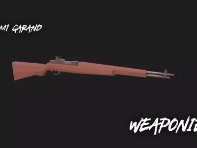 Weaponies - M1 Garand Low-poly 3D model