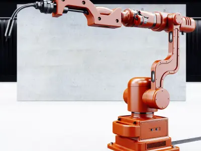 Welding Industrial Robot 3D model