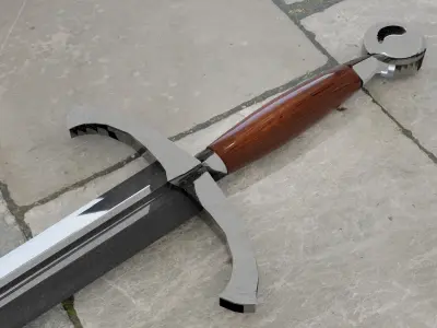 Sword from lord of rings Low-poly 3D model