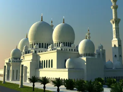 Sheikh Zayed Mosque 3D model buy