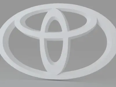 Toyota Logo Free 3D model