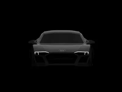 AudiR8 audi sports car Free low-poly 3D model