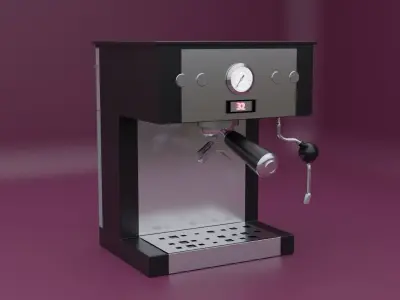 Coffee Maker Free low-poly 3D model purchase