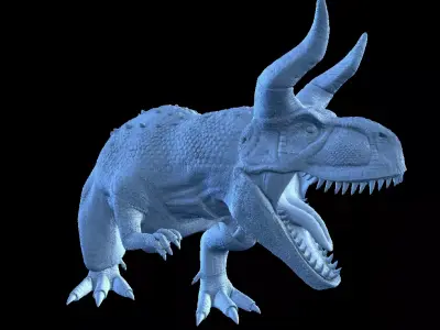 Carnotaur beast dino stalker dino crisis 3D print model