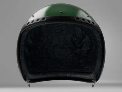 helmet Pubg level 1 high poly 3D model