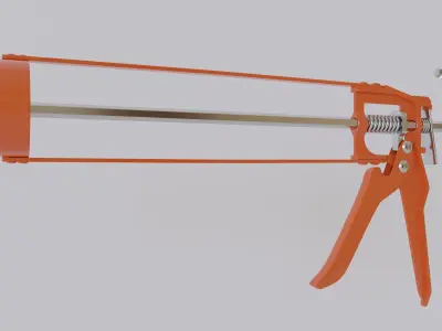 Silicone Gun 3D model buy