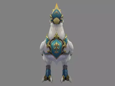 Mount - Dino Type 11 Low-poly 3D model