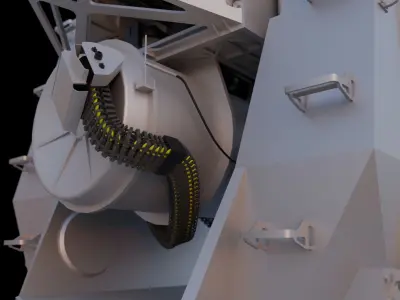 Phalanx CIWS Low-poly 3D model