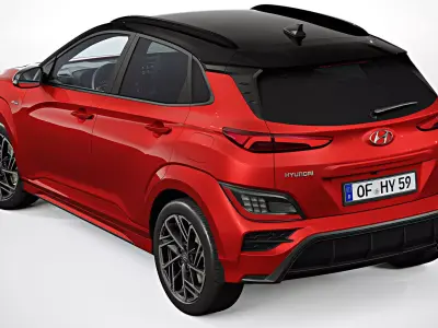 2021 Hyundai Kona N Line 3D model