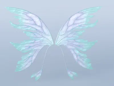 Fairy or Butterfly Wing Set A 3D model