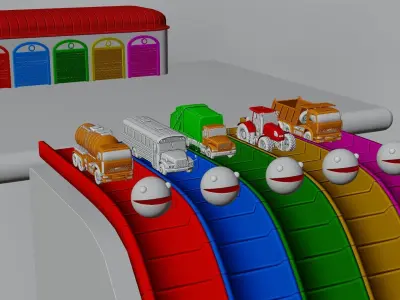 Vehicles Hate Pacman 3D model