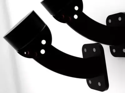 Wall Mount Bracket Free 3D model