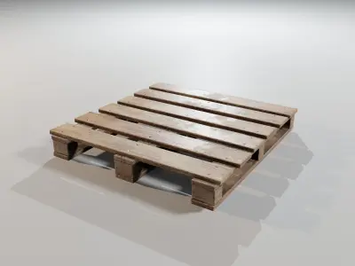 Pallet  Low-poly 3D model purchase