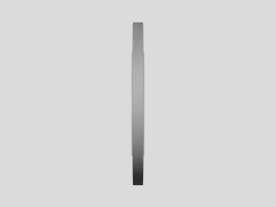 Signboard Oval - Geometry Only No Textures No Materials 3D model