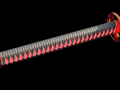 Katana sword Free 3D model get
