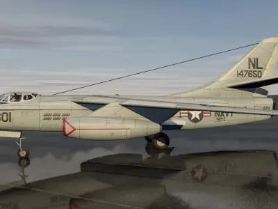 Douglas A-3B Skywarrior 3D model