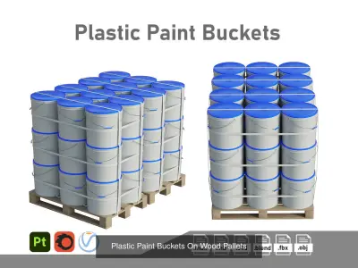 Collection Construction Materials 3D Model Pack