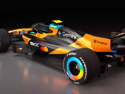 2026 Mclaren F1 plus Photoshop files 3D model