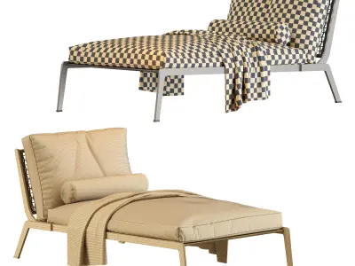 Chaiselongue Flexform Happy 3D model purchase