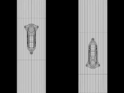Bright Star Nickel Plated Flashlight Low-poly 3D model