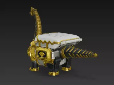 Brachiozord Power Rangers 3D print model