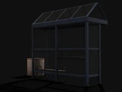 Bus Stop Collections 3D model purchase