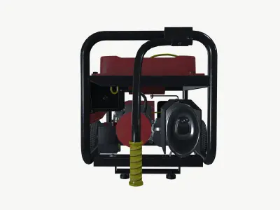 Portable Diesel Generator 3D model