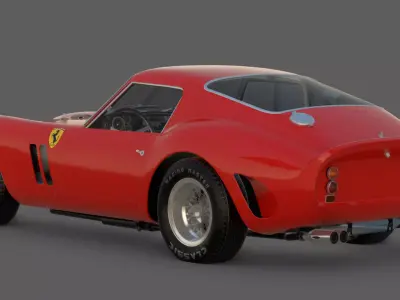 1962 Ferrari 250 GTO 3D Model  Holy Grail of Classic Cars 3D model