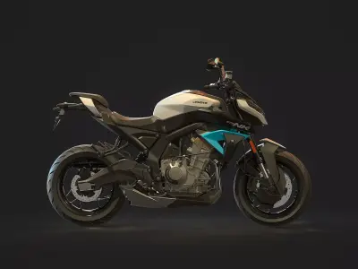 Base model CF Moto 675 NK 2026 3D model