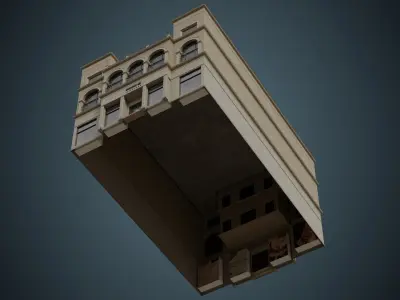 Building 26  Low-poly 3D model