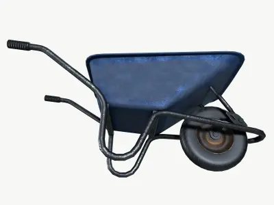 wheelbarrow 3D model 3