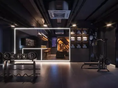 Luminous Fitness Studio 3D model